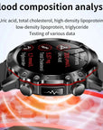 2024 New Blood Lipids Uric Acid Blood Glucose Smart Watch