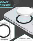 Magnetic Metal Plate Sticker Rings For Magsafe Wireless Charger