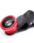 3in1 Fisheye Phone Lens 0.67X Wide Angle Zoom Fish Eye